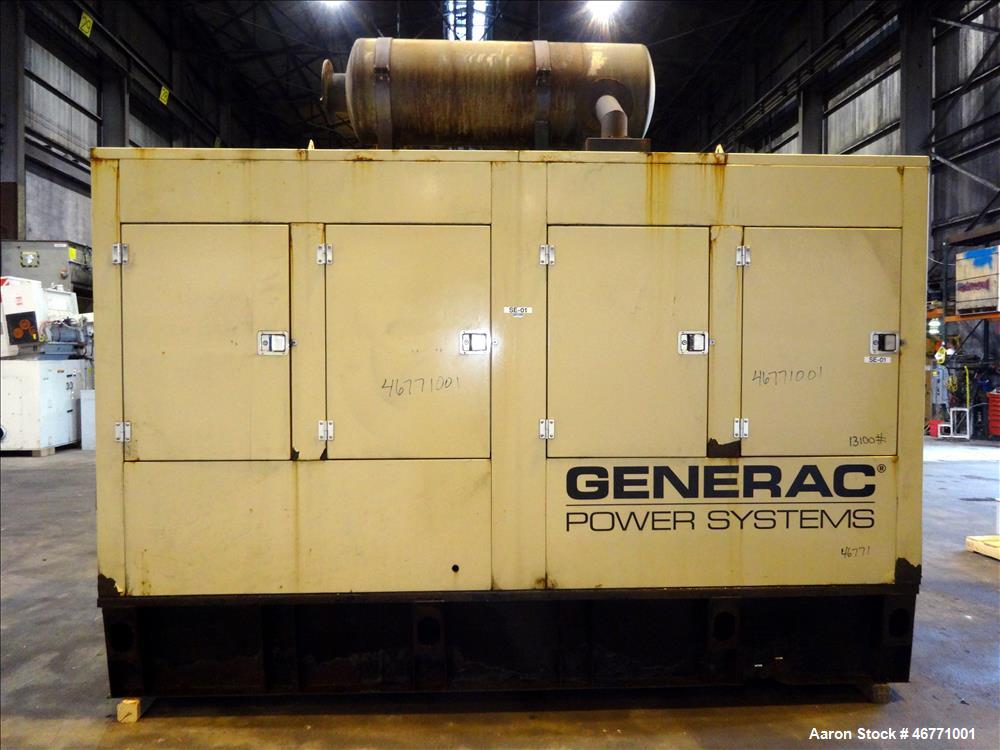 Used Generac 500 kW  diesel generator  model 1706630100. Hino engine