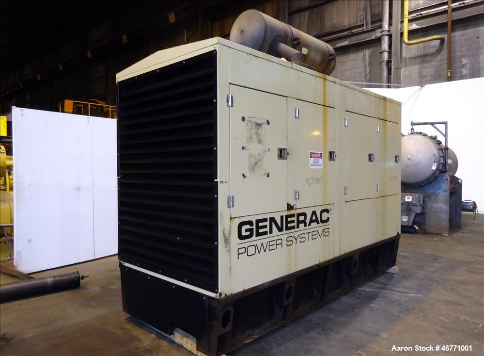 Used Generac 500 kW  diesel generator  model 1706630100. Hino engine