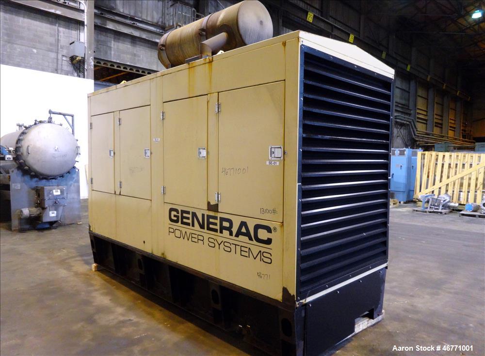 Used Generac 500 kW  diesel generator  model 1706630100. Hino engine