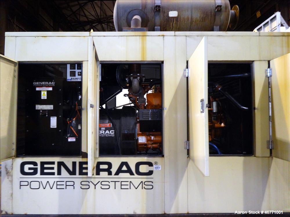 Used Generac 500 kW  diesel generator  model 1706630100. Hino engine