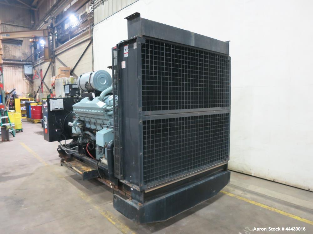 Used Generac 1MW Open Skid Generator | 1130 kW Mitsubishi Diesel Standby Power Unit