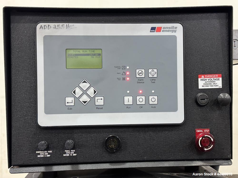 Used Generac 1MW Open Skid Generator | 1130 kW Mitsubishi Diesel Standby Power Unit