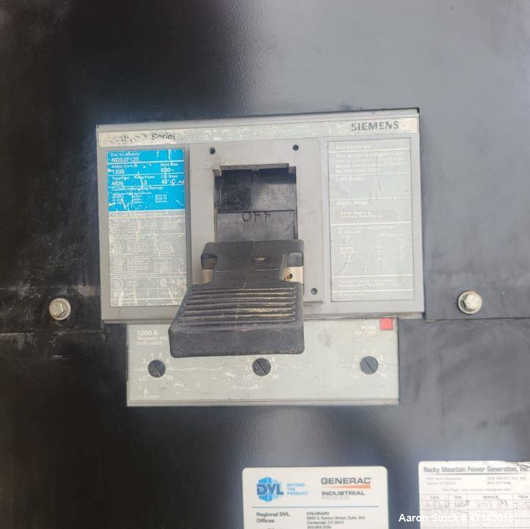 Used Generac Diesel Standby Generator – Model 572RSL4030 (625 kW, Low Hours)