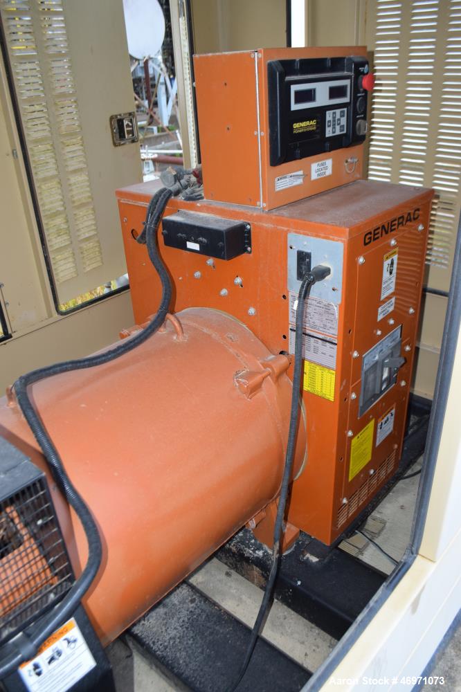 Used Generac Power Systems 300 KW Diesel Generator Set. Model 8533410200, type code SD0300-K369.0D18HPYY C, serial# 2094495, built 2007. John Deere 9.0 liter 6 cylinder engine, model 6090HF485, seria...