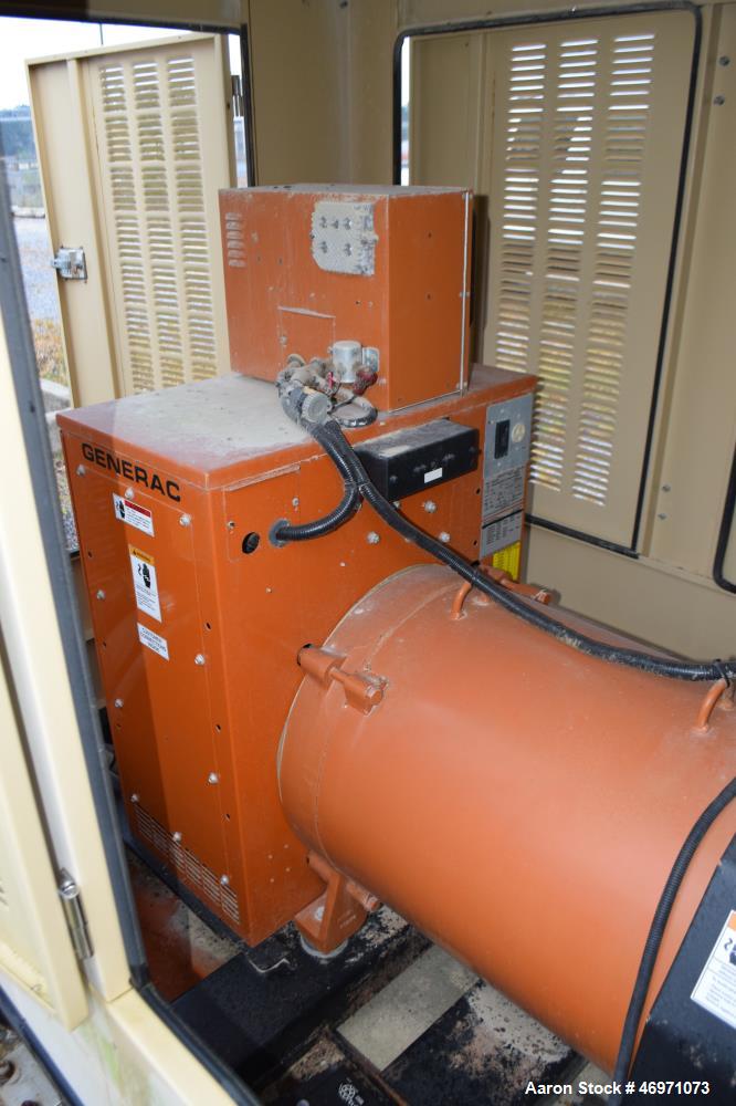 Used Generac Power Systems 300 KW Diesel Generator Set. Model 8533410200, type code SD0300-K369.0D18HPYY C, serial# 2094495, built 2007. John Deere 9.0 liter 6 cylinder engine, model 6090HF485, seria...