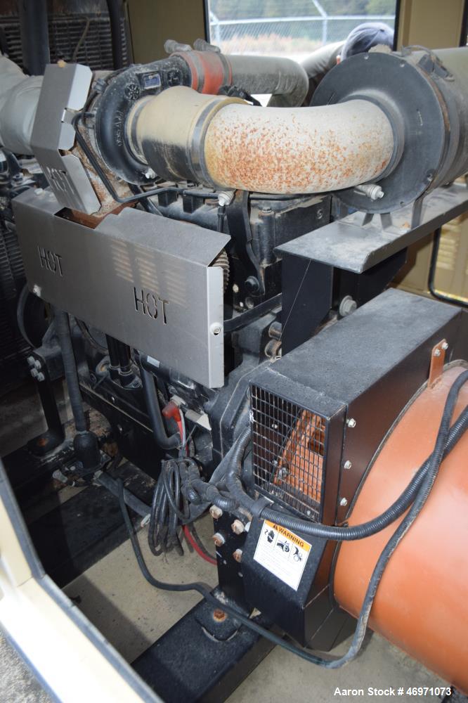Used Generac Power Systems 300 KW Diesel Generator Set. Model 8533410200, type code SD0300-K369.0D18HPYY C, serial# 2094495, built 2007. John Deere 9.0 liter 6 cylinder engine, model 6090HF485, seria...