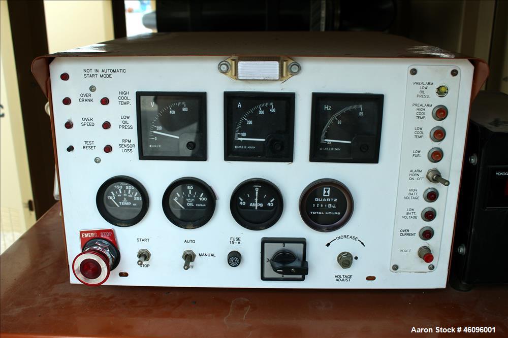 Used Generac 200 kW natural gas generator. Hino natural gas engine.