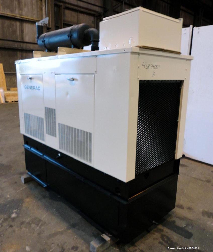 Used- Generac 60 kW Diesel Generator Set, Model 90A03879-S