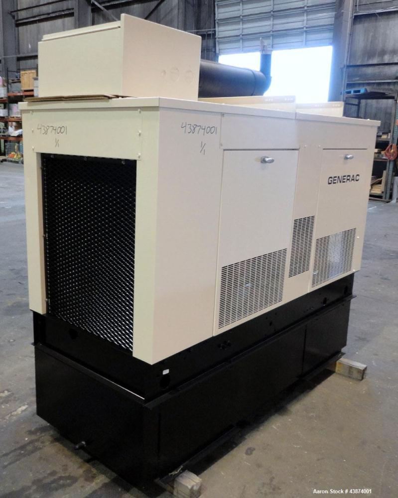 Used Generac 60 kW Diesel Generator Set, Model 90A03879-S