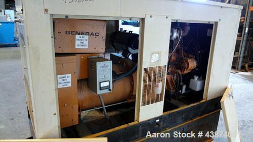 Used- Generac 60 kW Diesel Generator Set, Model 90A03879-S