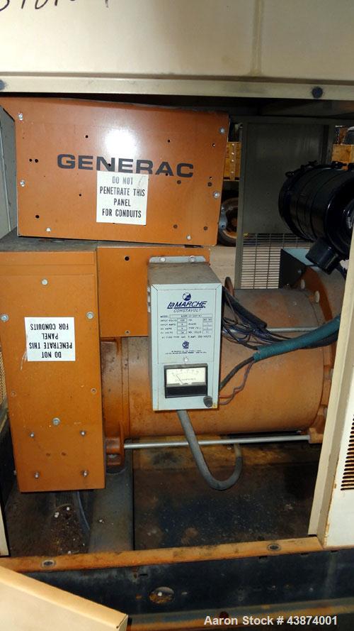 Used- Generac 60 kW Diesel Generator Set, Model 90A03879-S