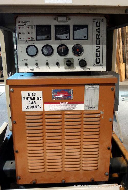 Used- Generac 60 kW Diesel Generator Set, Model 90A03879-S