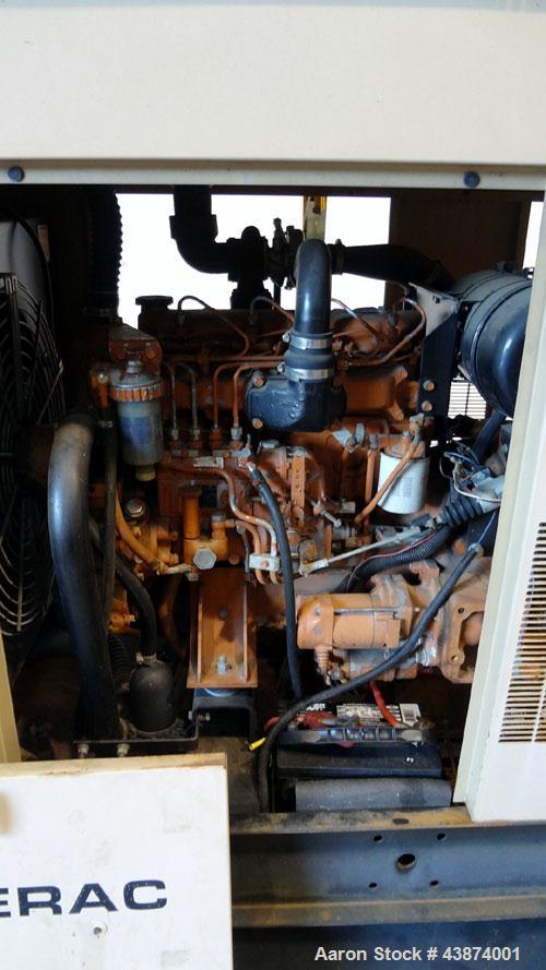 Used- Generac 60 kW Diesel Generator Set, Model 90A03879-S