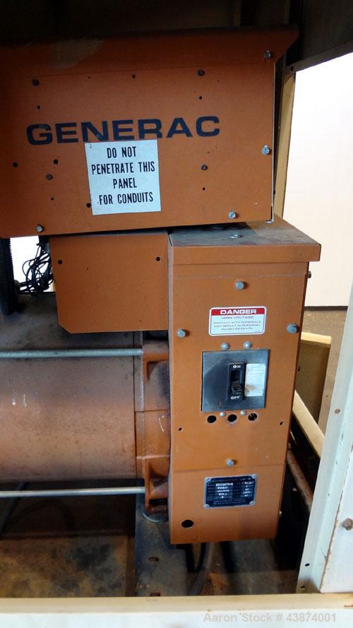 Used Generac 60 kW Diesel Generator Set, Model 90A03879-S
