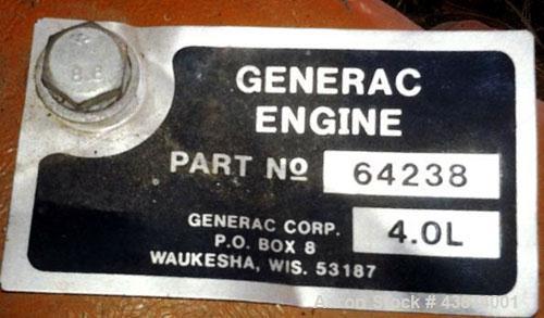 Used Generac 60 kW Diesel Generator Set, Model 90A03879-S