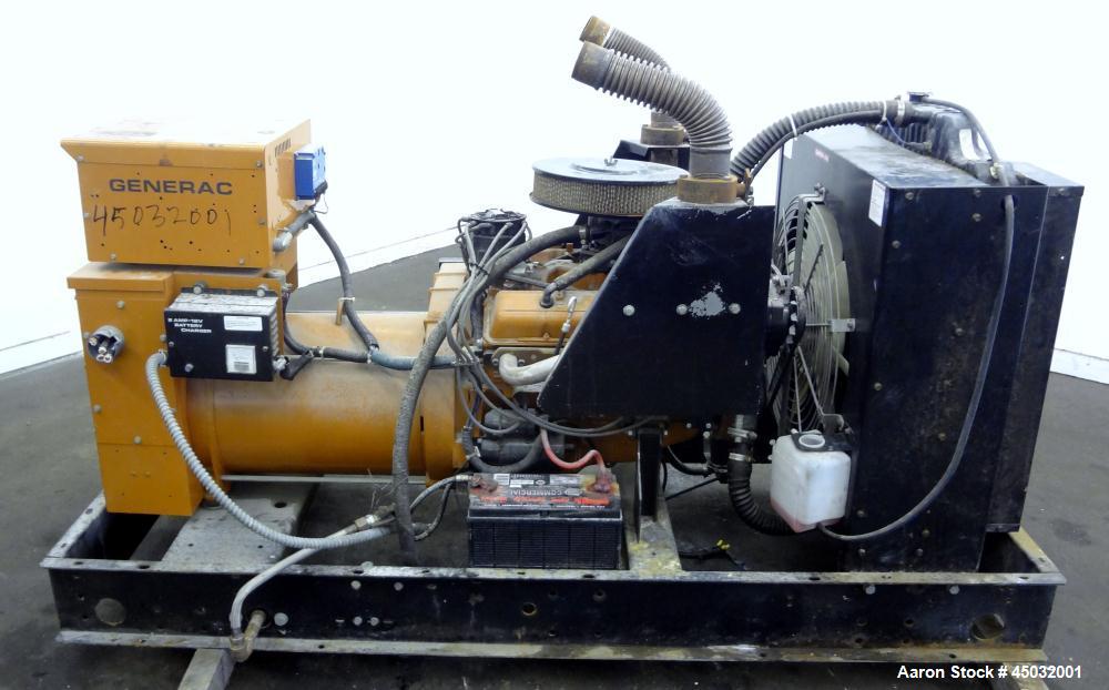 Used- Generac 45 kW standby natural gas generator