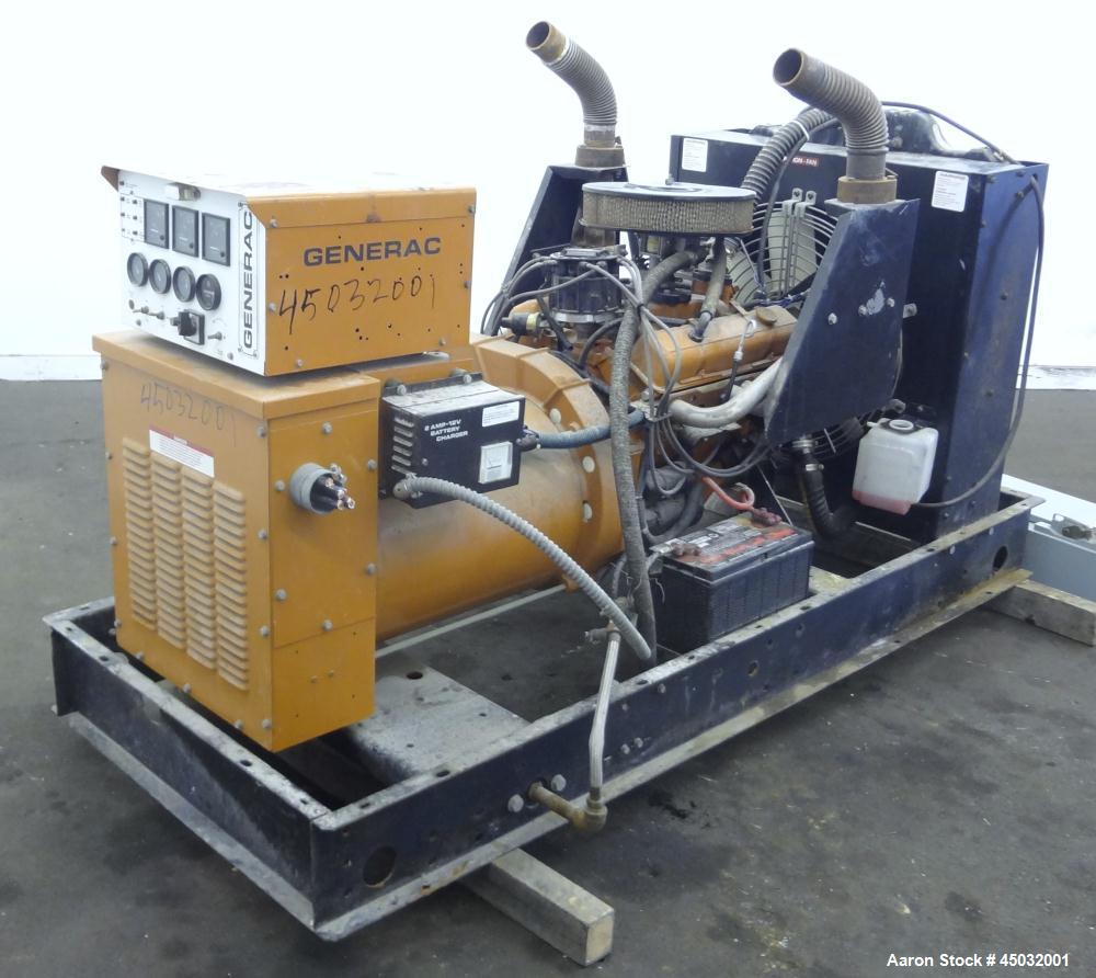 Used Generac 45 kW standby natural gas generator