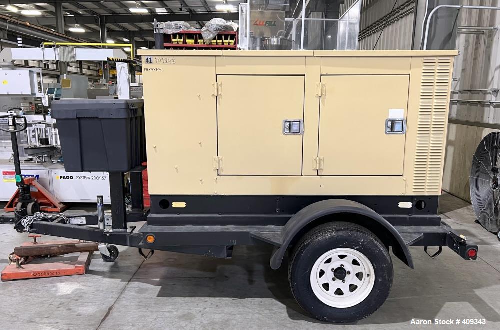 Used- Olympian / Generac 20 kW Trailered Portable Diesel Generator Set,