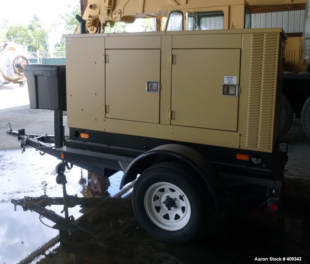 Used- Olympian / Generac 20 kW Trailered Portable Diesel Generator Set,