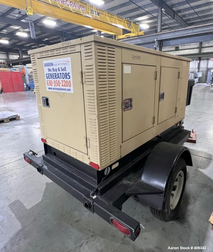 Used- Olympian / Generac 20 kW Trailered Portable Diesel Generator Set,