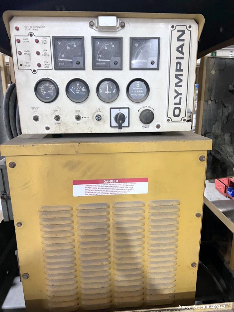 Used- Olympian / Generac 20 kW Trailered Portable Diesel Generator Set,