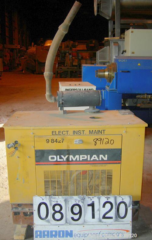 USED: Generac natural gas generator, 8 kw, 1/60/120/240 volt, 1800 rpm, 8 kva. 289.9 hours on meter.