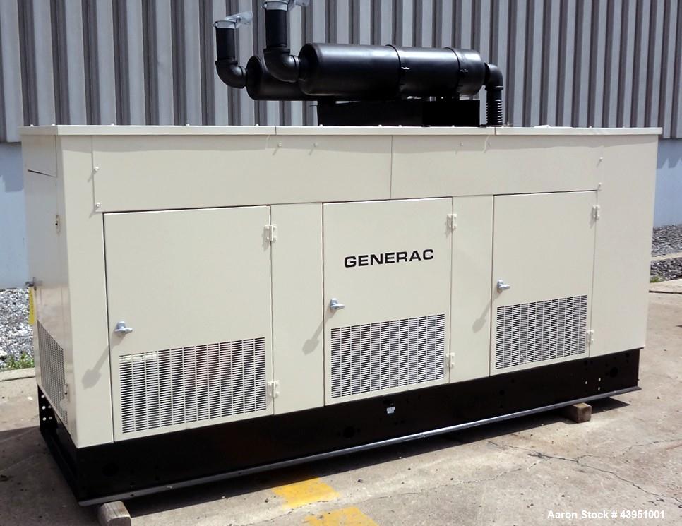 Used Generac 80 kW standby propane fuel generator set, model 96A02334-S.