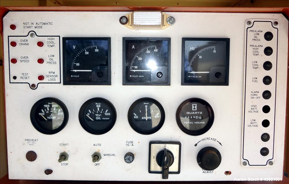 Used Generac 80 kW standby propane fuel generator set, model 96A02334-S.