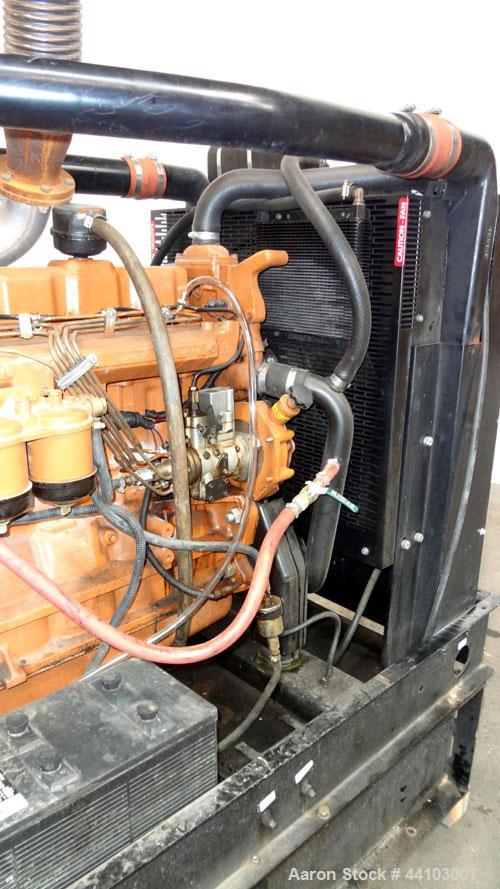 Used Generac 180 kW standby (140kW prime) diesel generator set, model 97A01001-S, type SD180-K367.5018CPNNC, SN-2033303. Generac 7.5DTA 7.5 liter engine rated 288 HP @ 1800 RPM. 3/60/277/480V. Curren...