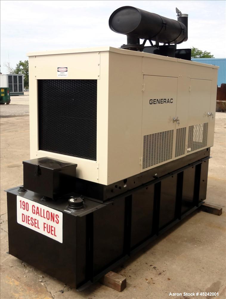 Used Generac 100 kW Diesel Generator Set, Model 97A04577-S