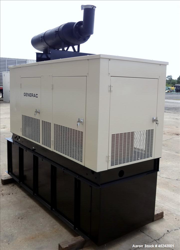 Used Generac 100 kW Diesel Generator Set, Model 97A04577-S