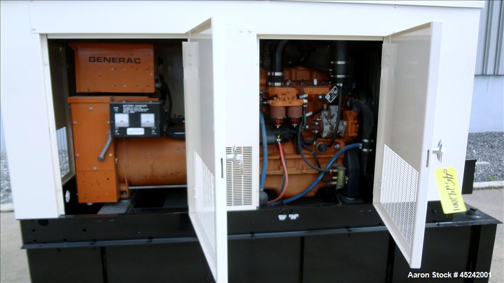Used Generac 100 kW Diesel Generator Set, Model 97A04577-S
