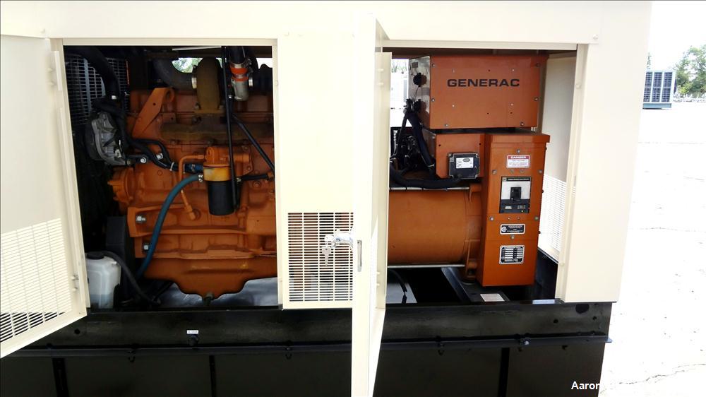 Used Generac 100 kW Diesel Generator Set, Model 97A04577-S