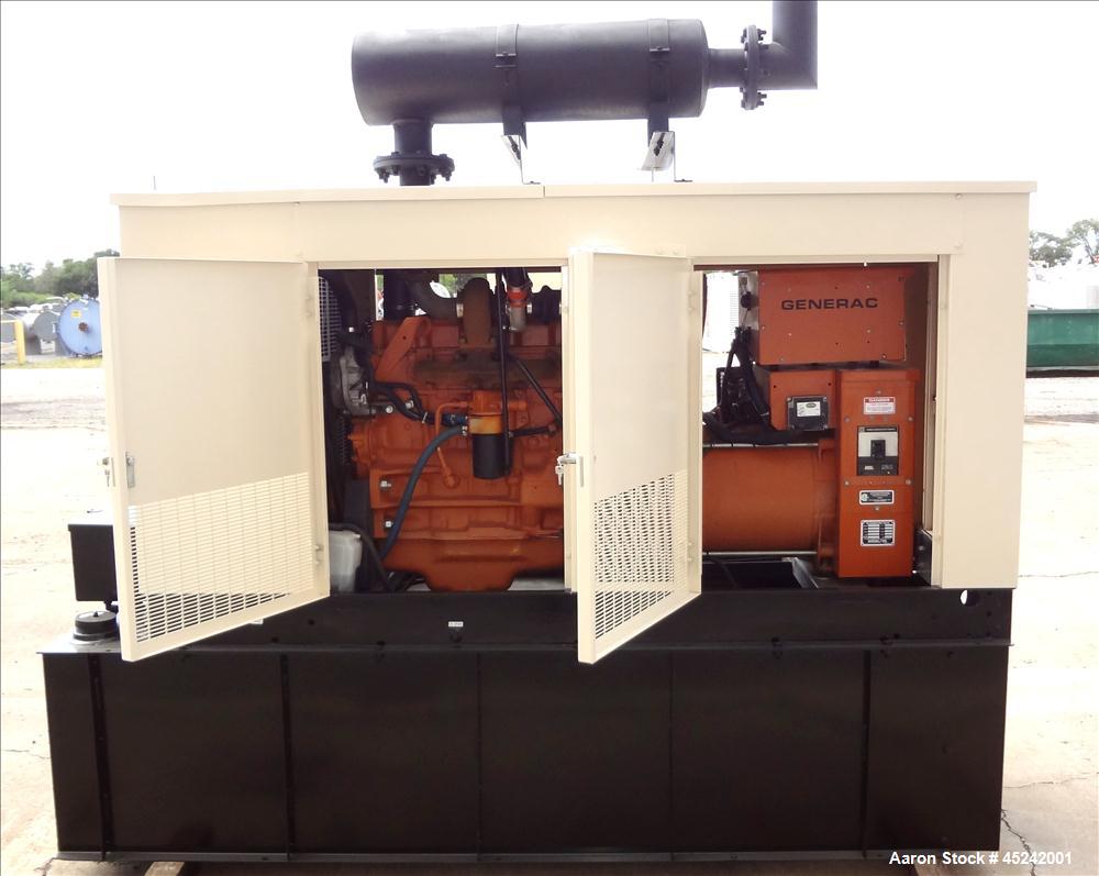 Used Generac 100 kW Diesel Generator Set, Model 97A04577-S