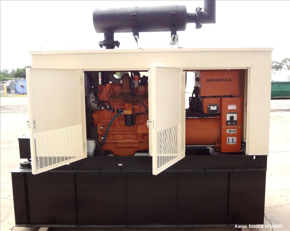 Used- Generac 100 kW Diesel Generator Set, Model 97A04577-S