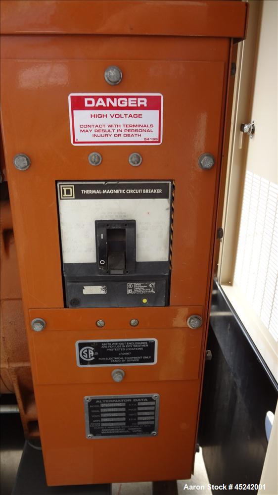 Used Generac 100 kW Diesel Generator Set, Model 97A04577-S