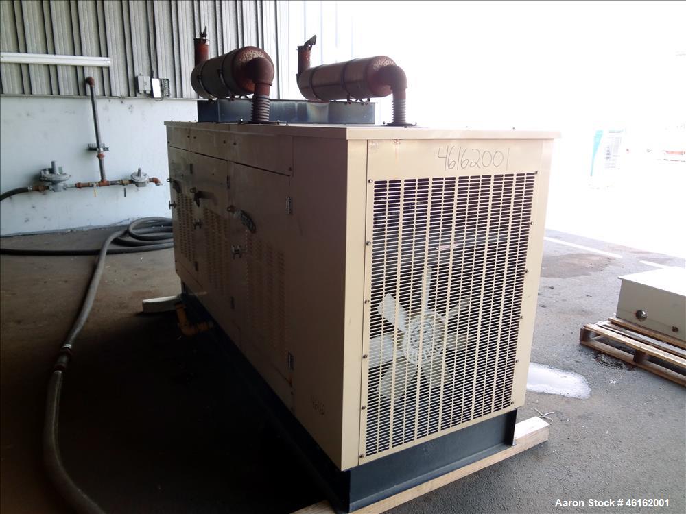 Used- Generac 100kW standby natural gas generator. GM 7.4 Liter engine.