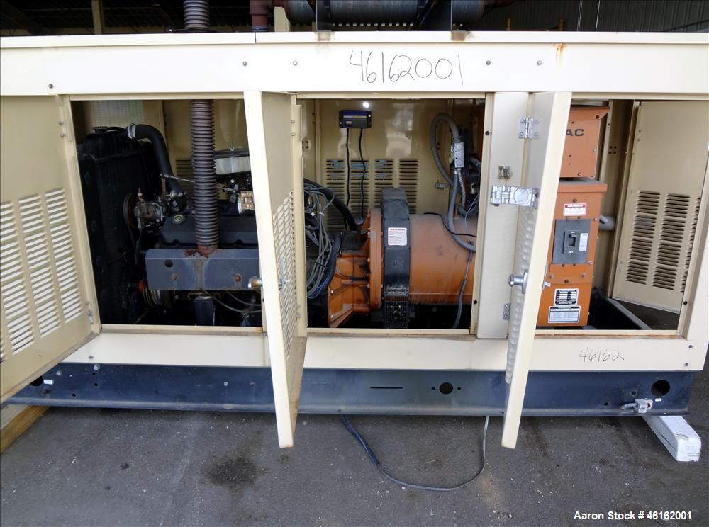 Used Generac 100kW standby natural gas generator. GM 7.4 Liter engine.