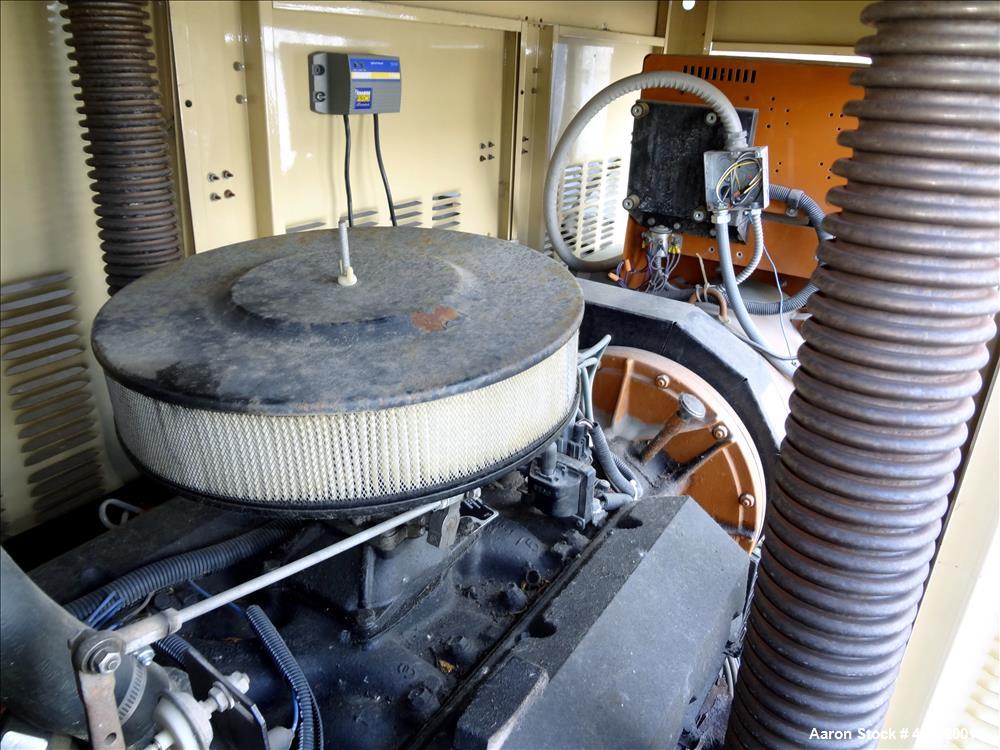 Used Generac 100kW standby natural gas generator. GM 7.4 Liter engine.