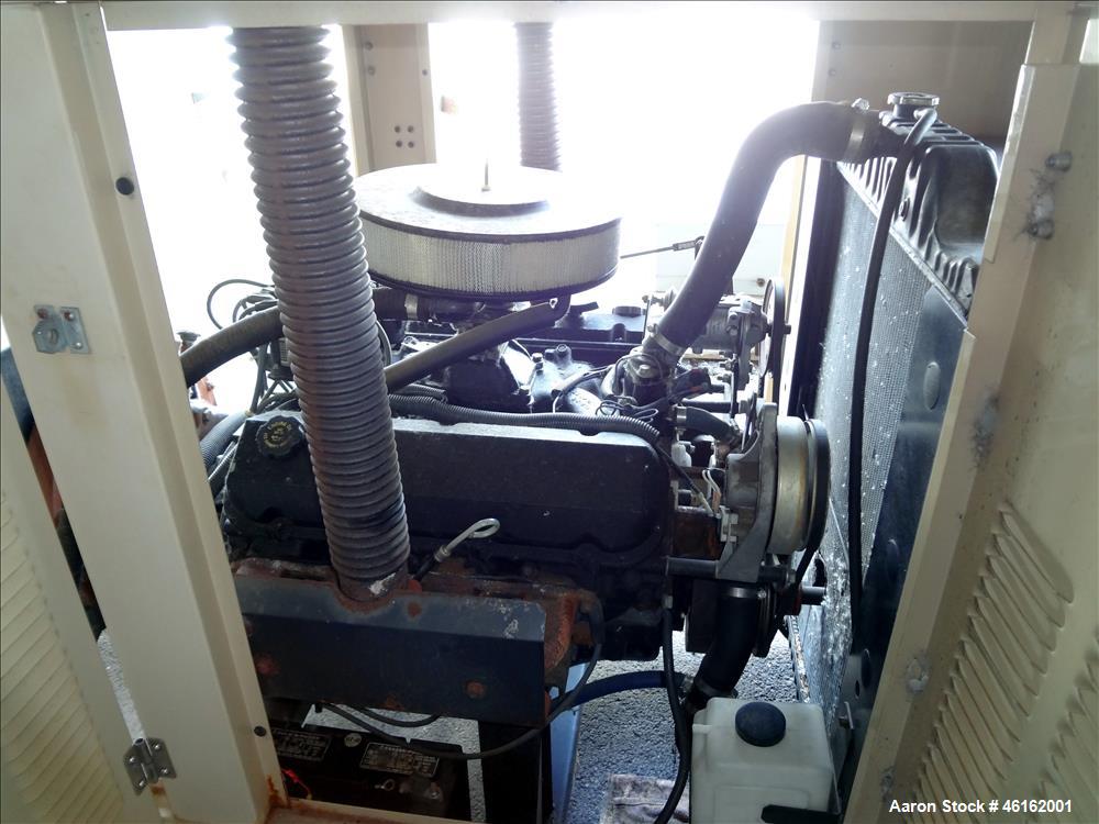 Used Generac 100kW standby natural gas generator. GM 7.4 Liter engine.