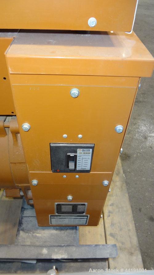 Used Generac 45 kW Natural Gas Generator Set. Generac model 98A06656-S, serial #2045168. Generac 4.3L engine. 3/60/120/240V. 100 Amp mainline circuit breaker. Battery charger. Muffler ships loose. 32...