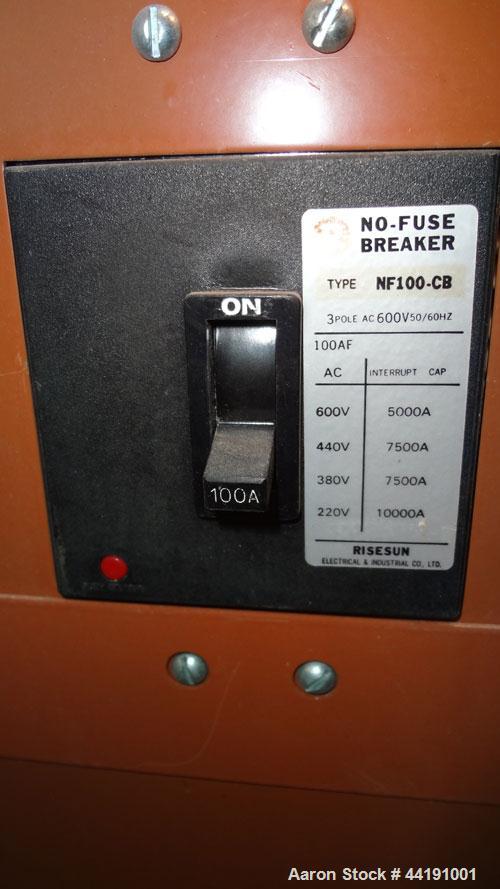 Used Generac 45 kW Natural Gas Generator Set. Generac model 98A06656-S, serial #2045168. Generac 4.3L engine. 3/60/120/240V. 100 Amp mainline circuit breaker. Battery charger. Muffler ships loose. 32...