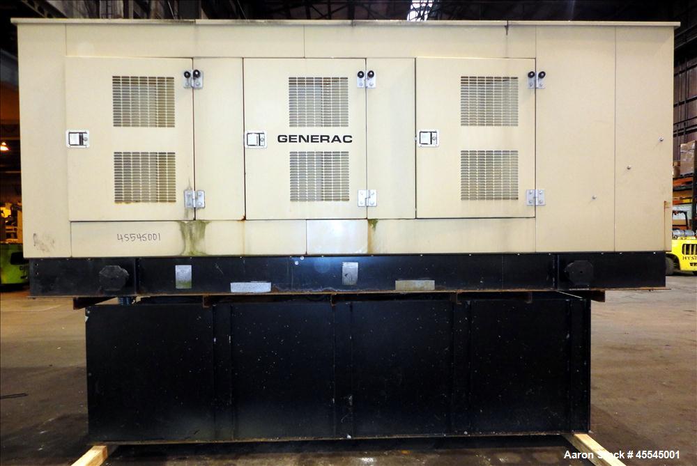 Used Generac 300 kW Standby (270 kW Prime) Diesel Generator Set, Model 99A-02726S