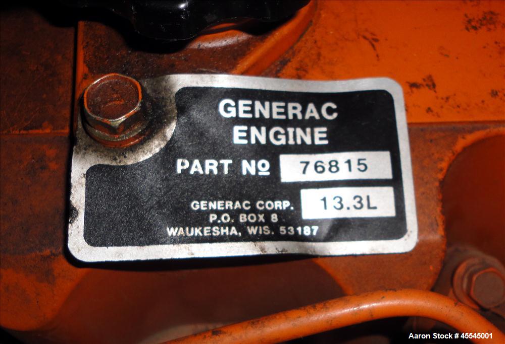 Used Generac 300 kW Standby (270 kW Prime) Diesel Generator Set, Model 99A-02726S