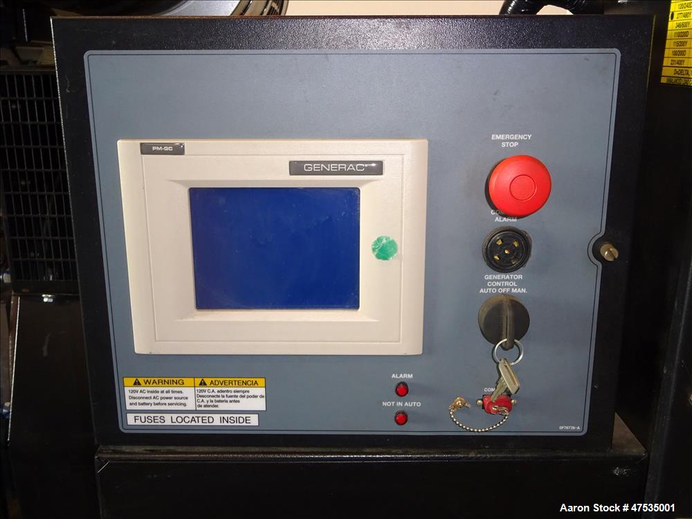 Used Generac 300 kW standby (270 kW prime) diesel generator set, model SD300.