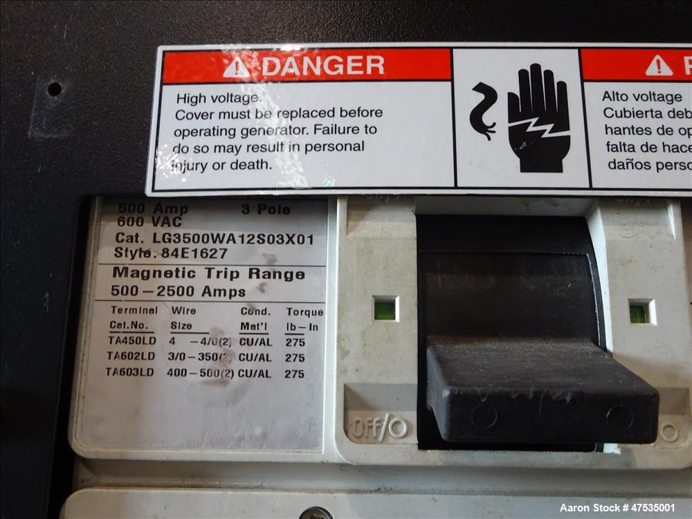 Used Generac 300 kW standby (270 kW prime) diesel generator set, model SD300.