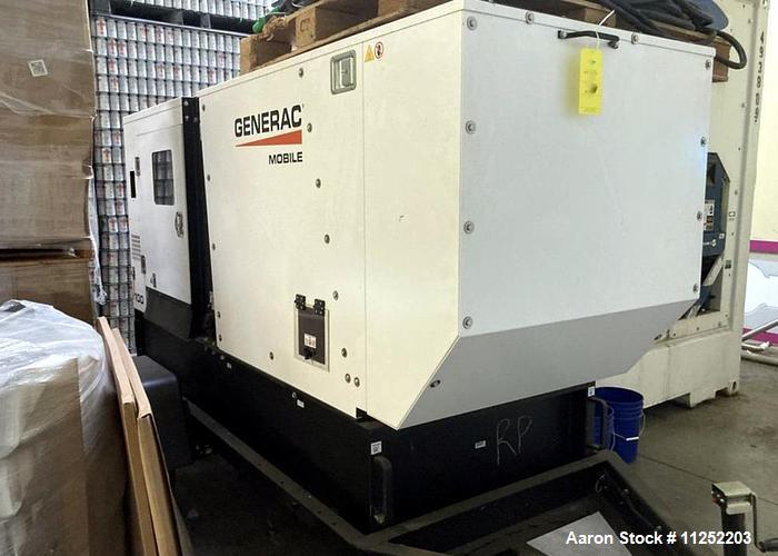 Used-Generac Diesel Power Generator,  Model MDG100DF4