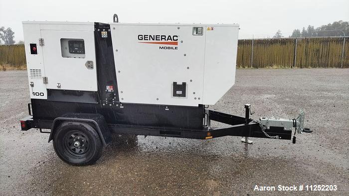 Used-Generac Diesel Power Generator,  Model MDG100DF4