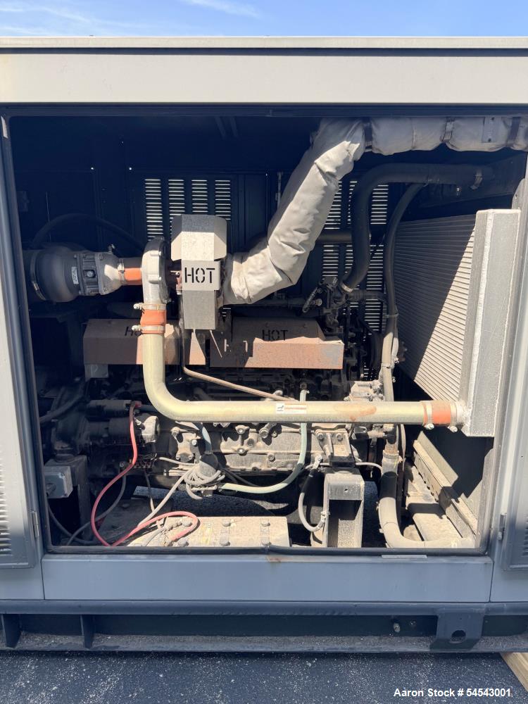 Used Generac Natural Gas Generator, Model MG0300. 300 KW. Enclosed OH0924 Engine. Weather Enclosure. Eaton Inline 630 Amp Breaker. Coolant Heater. Built 2012. 3/60/277/480V. 160 hours Reported. Seria...
