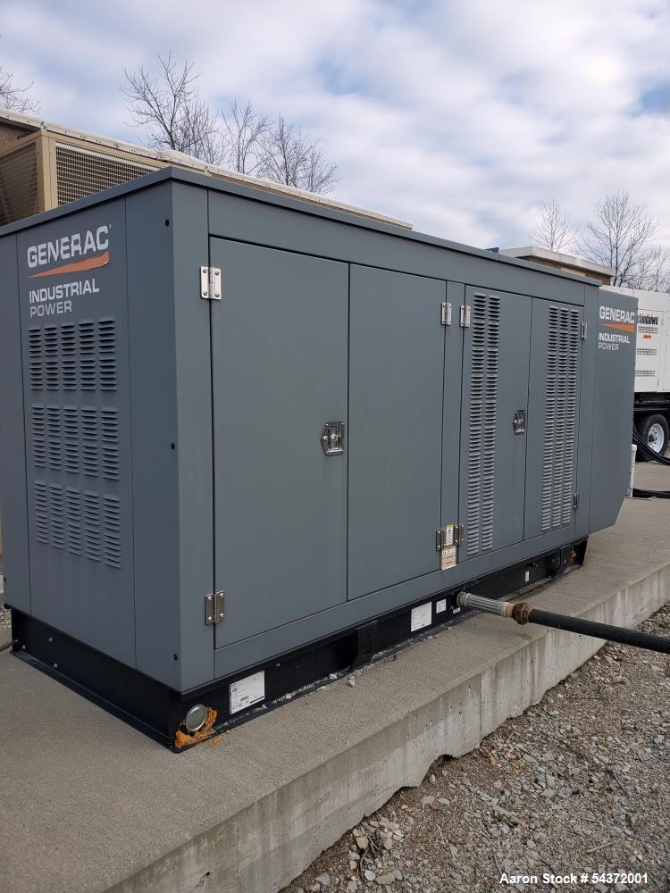 Used Generac MG150 Natural Gas Generator – 140kW / 175 kVA, Weather Enclosed, Only 176 Hours